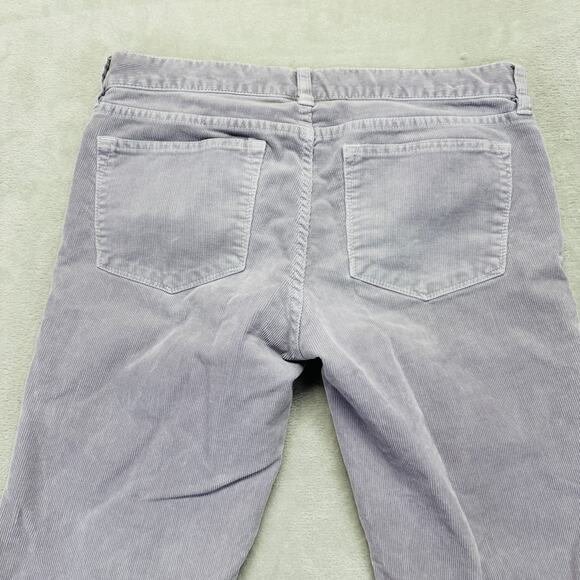 J.Crew Pants‎ Women 27 Purple Corduroy Toothpick Super Skinny Stretch Ankle Zip - Picture 9 of 13